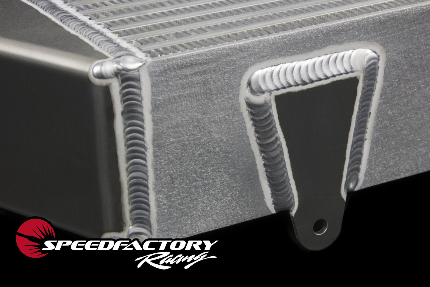 SpeedFactory Racing Standard Front Mount Intercooler Upgrade for 1993-1998 MKIV Toyota Supra Turbo - 3" Inlet / 3" Outlet (Stock to 850HP)