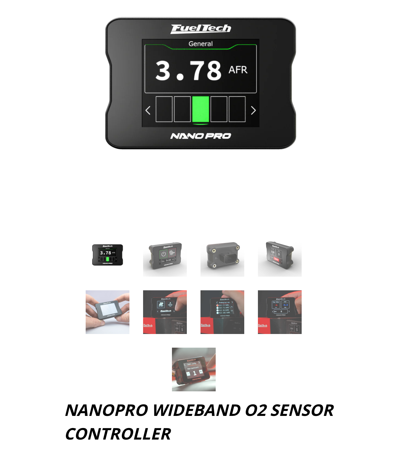 NANOPRO wideband O2 sensor controller