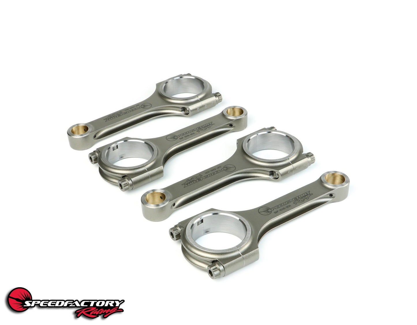 SpeedFactory Racing JDM D15B SOHC VTEC Vitara Spec No-Notch Forged Steel H-Beam Connecting Rods