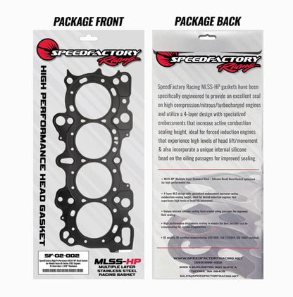 SpeedFactory Racing High Performance MLSS-HP Head Gaskets for Honda/Acura K-Series Engines